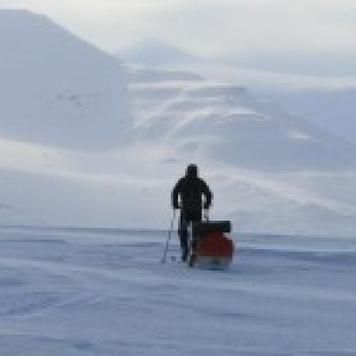 Logo de l'Expé Traversée du Svalbard en ski pulka et packcraft, direction Pyramiden,  les vallées etendues
