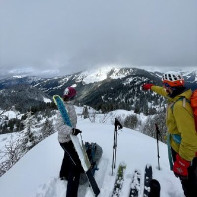 Logo de l'Expé Ski à Marly entre copains