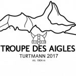 Logo de l'Expé Bishorn en staff par la vallée de Tourtemagne 2017